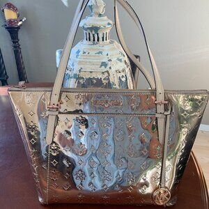 Michael Kors Metallic Mirrored Tote